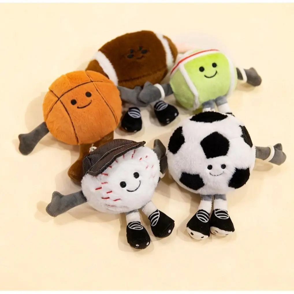 Soft Plush Ball-Shaped Keychain Pendant, Trendy Unisex Backpack Charm, Compact Lightweight Accessory for Bags and Keys, Birthday Gift Ideas