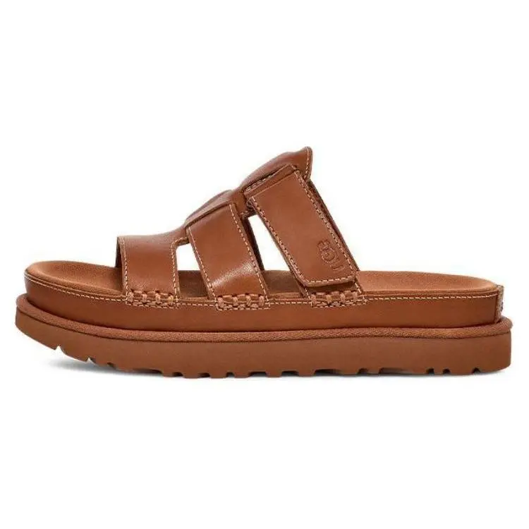 UGG Goldenstar Platform Slide Tan (Women's) 1154652-TAN