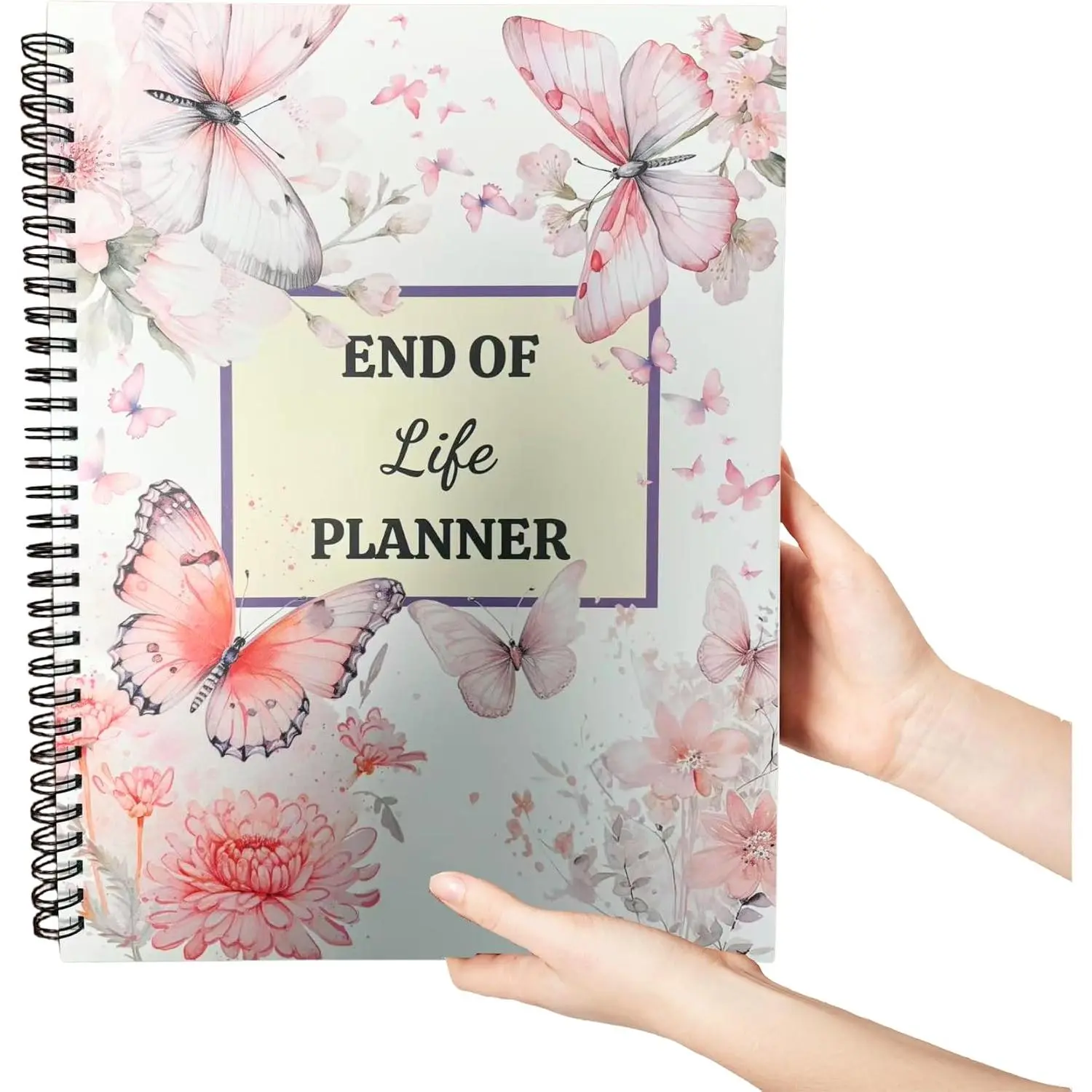 End Of Life Planner, If I  Binder Important Document Organizer, Guided Final Arrangement When I’m Gone Notebook, 8.5" X 11"