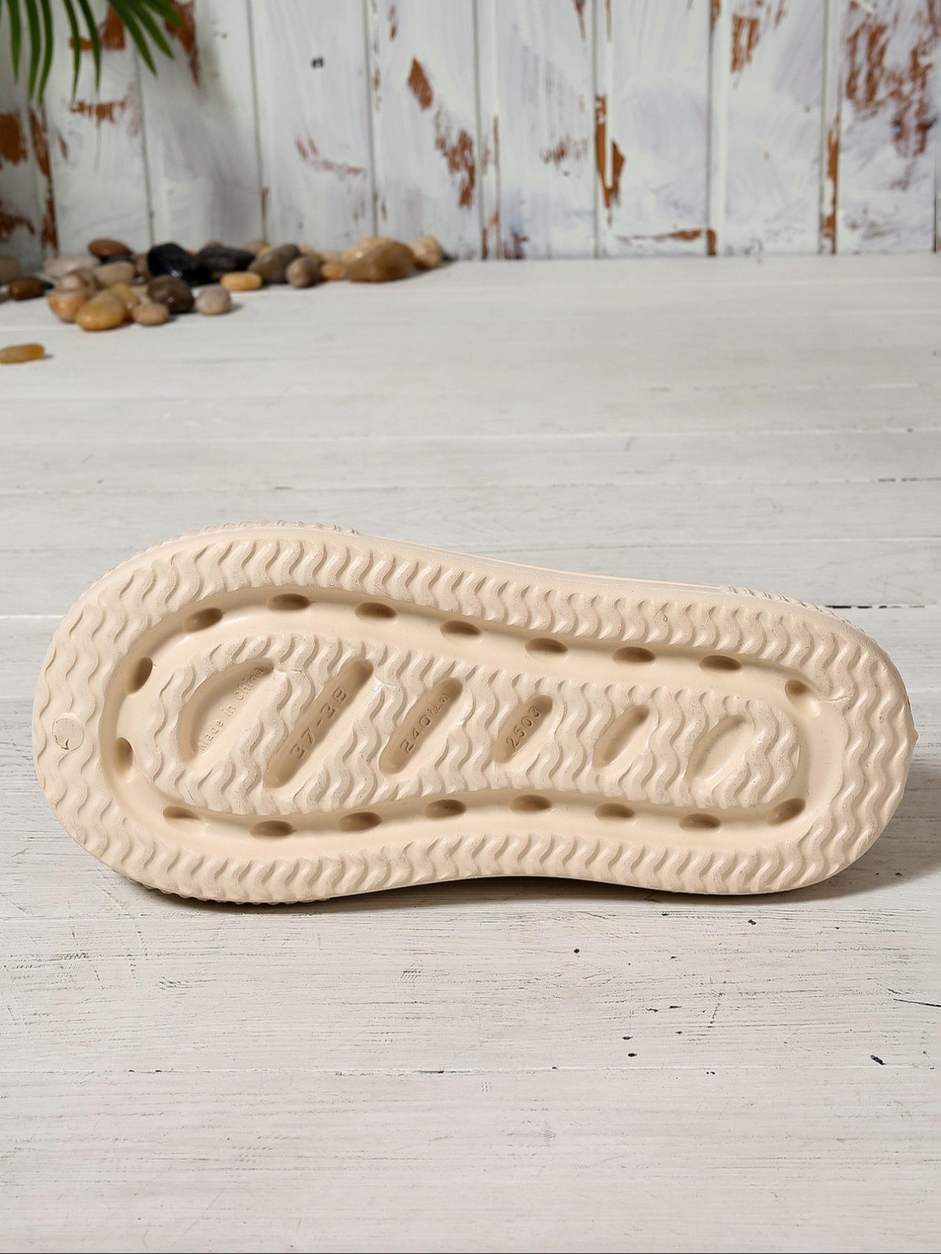 Women's Fashionable Flower Decorated Slides, Floral Slippers, Casual Comfortable Non-slip Slippers for Outdoor Beach, Lightweight Breathable Slippers for Daily Wear, Walking Shoes