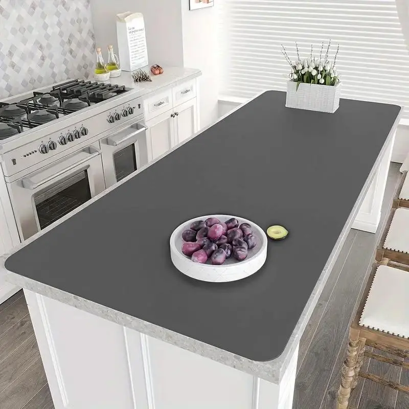 Large Kitchen Appliances Countertop Silicone Mat, Anti-slip Heat Resistant Mat, Desk Protective Silicone Mat, Handmade Countertop Silicone Mat