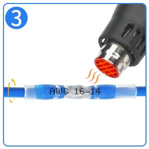 AGS Sopoby 250PCS Solder Seal Wire Connectors Insulated Waterproof Electrical Wire Terminals Heat Shrink Solder Butt Connectors Kit for Automotive Marine AGS Sopoby 250PCS Solder Seal Wire Connectors Insulated Waterproof Electrical Wire Terminals Heat Shrink Solder Butt Connectors Kit for Automotive Marine