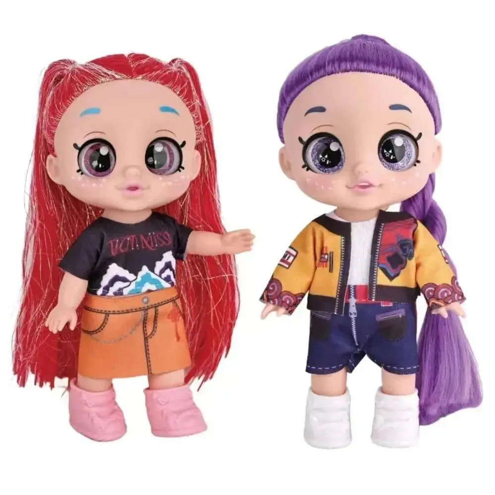 2026 Demon Hunting Team Rumi Human Shaped Doll with 5D Eyes Fat Boy Witch Hunter Music Vinyl Doll Christmas Gift for Children