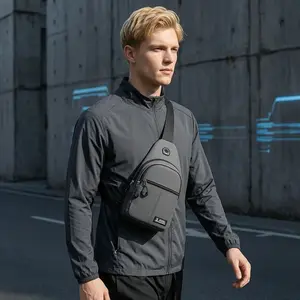 2026 New Men's Chest Bag: High-Capacity, Water-Resistant Outdoor Crossbody Bag – Versatile, Stylish, and Portable Sling Bag
