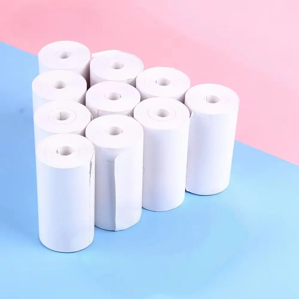57x35mm Thermal Paper Rolls, 10 Rolls for Receipt Printing, Compatible with Paperang Mini Pocket Photo Printers and Cash Registers