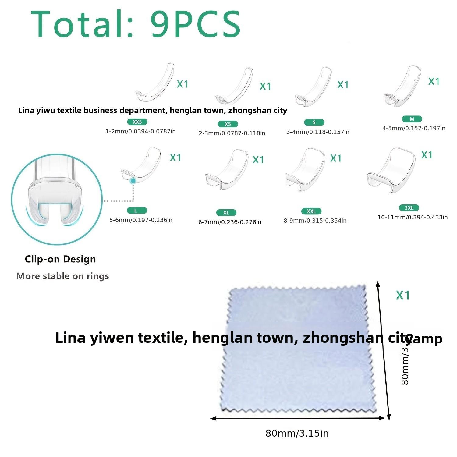 Creative plastic ring size adjustment artifact, with square wipe DIY wedding jewelry accessories