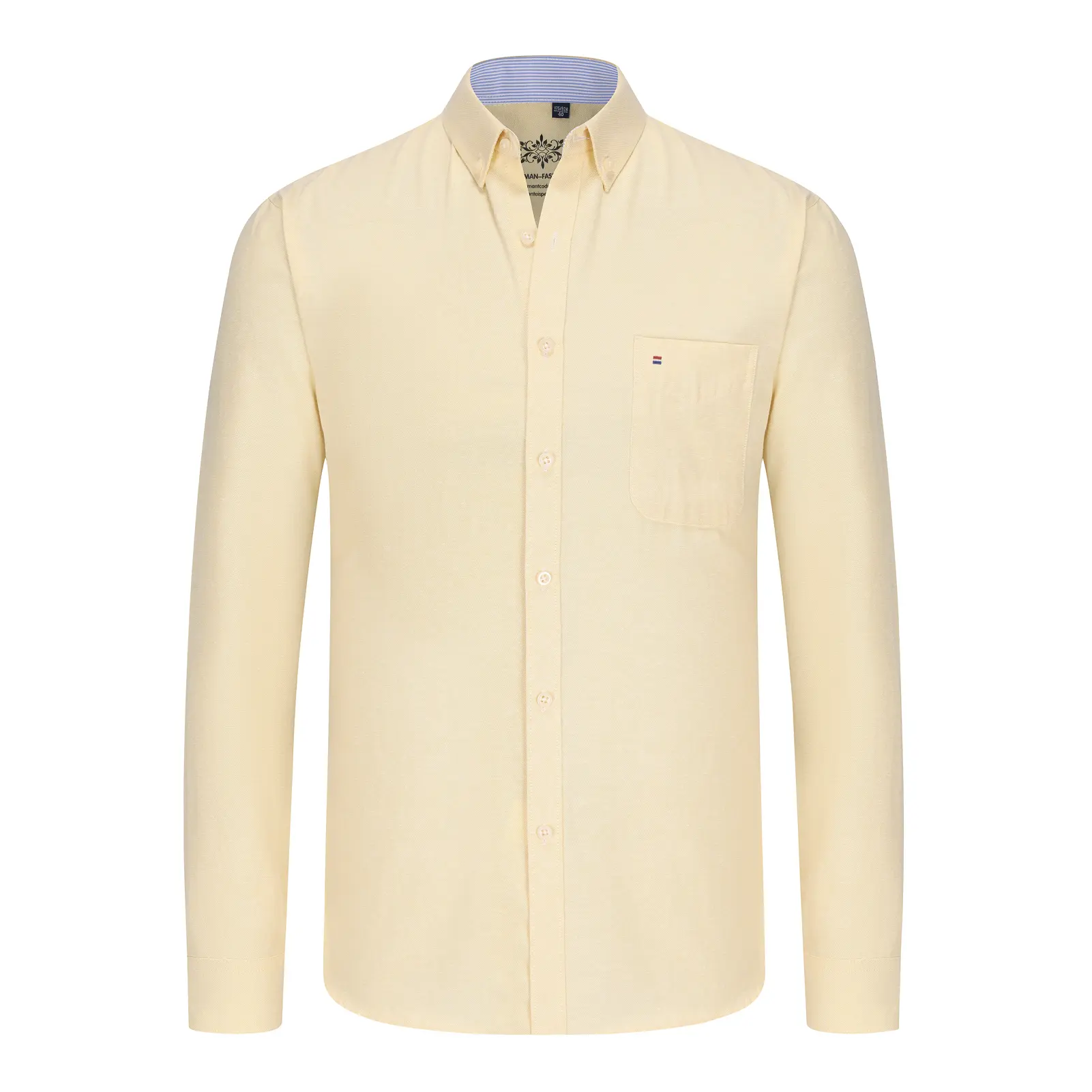 Men's Oxford Long Sleeve Dress Shirt Casual Button Down Shirts with Pocket