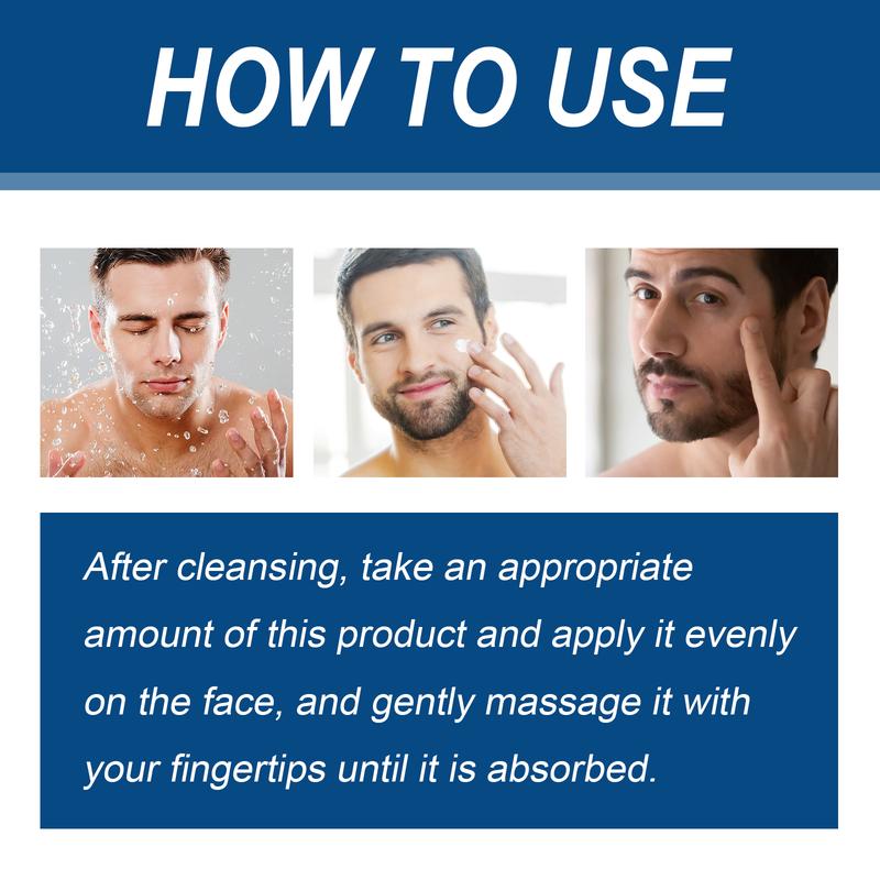 Men's Anti-Aging Face Cream to Reduce Wrinkles & Firm Skin - Daily Hydrating Moisturizer with Lifting Effect for Tightened, Smooth Skin Care