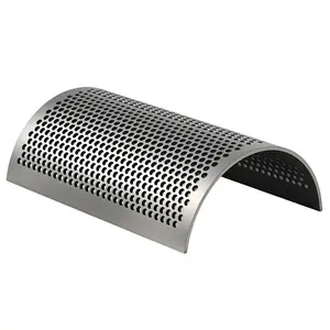 VEVOR Screen Mesh for Plastic Shredder, High-Quality Steel Durable Mesh, 0.315 in/8 mm High-Precision Aperture Screen, Compatible with Model 400 Plastic Grinder, Suitable for Small Particle Recycling