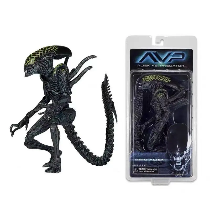 Alien Vs Predator Avp Alien Wave 7 Handheld Model Neca, Desktop Decorative Figure, Halloween Gift, Party Prize
