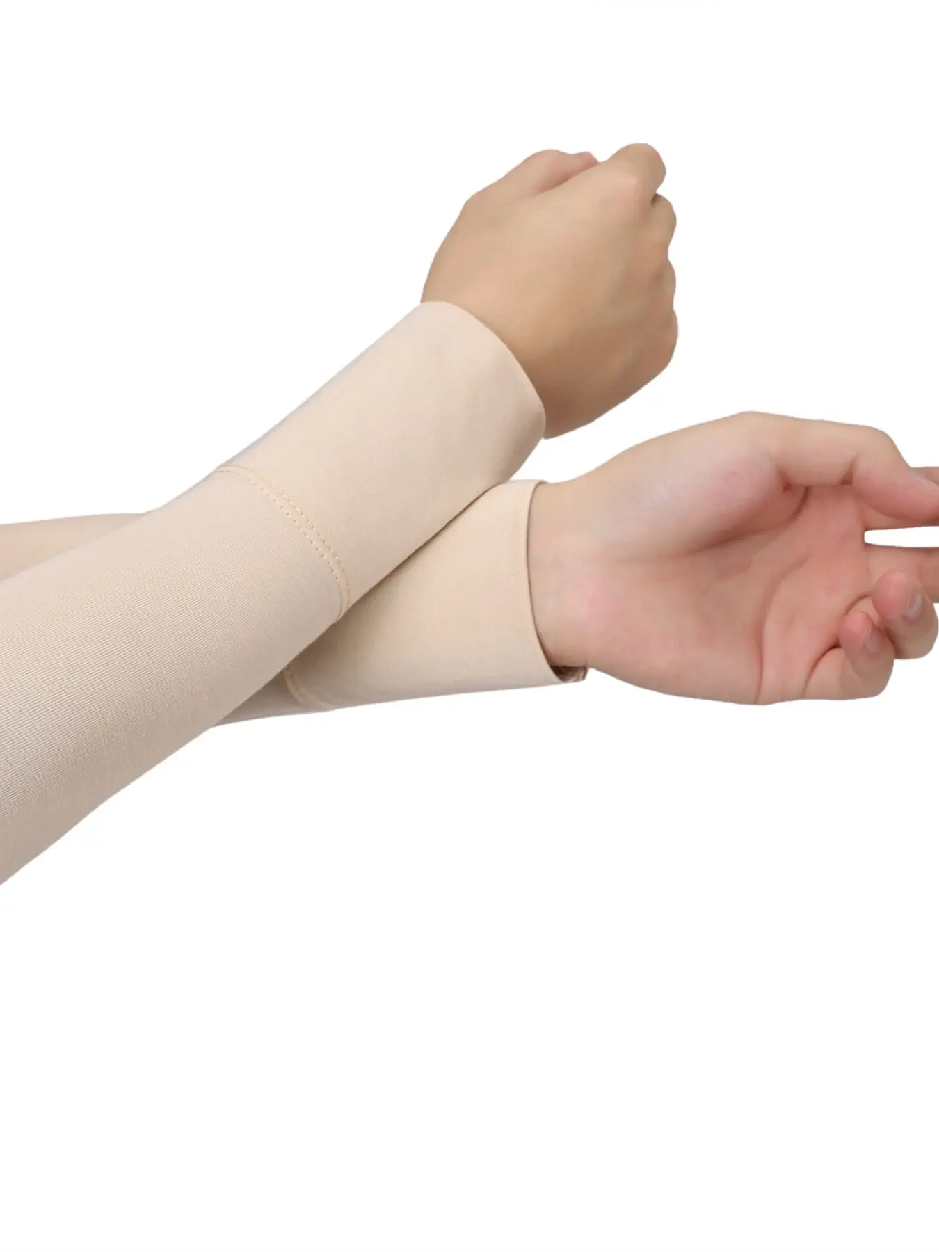 Pure Color Soft Modal Modesty For Muslim, Long Elastic Inner Sleeve Protector, Breathable Elegant Arm Cover, Daily Wear Abaya Accessory