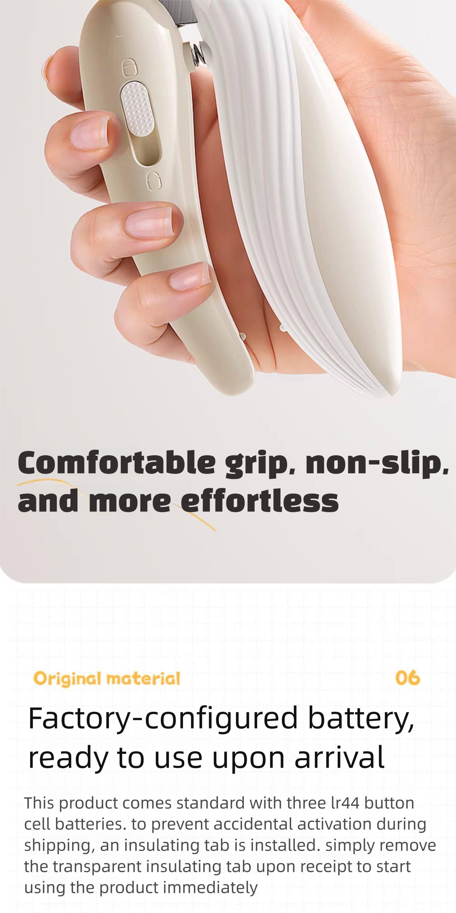 SoPets Pet Nail Clippers with LED Light - Safe Blood Line Finder for Dogs Cats Beginners