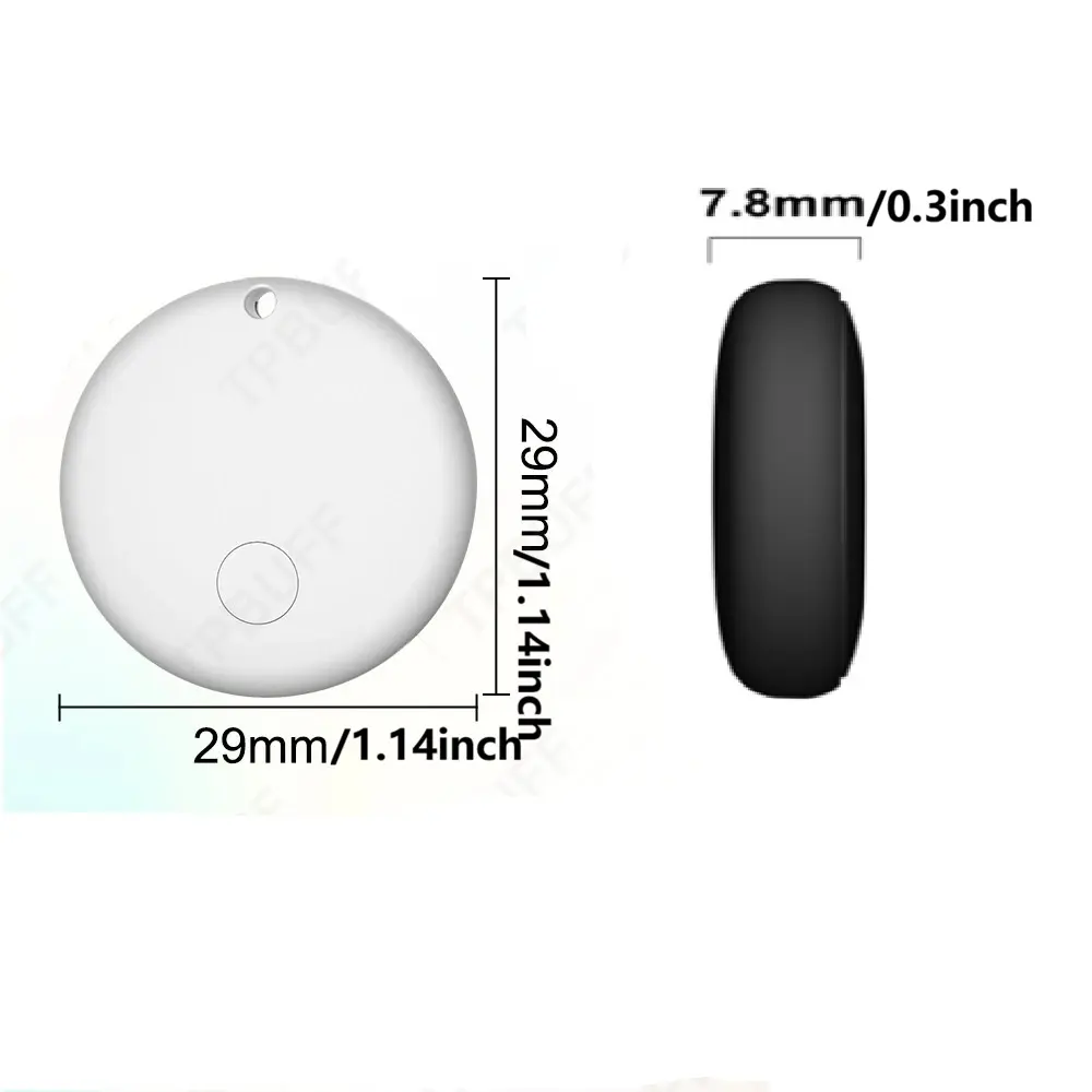 Smart GPS Tracker Works With google find my device tracker Pet Kids Luggage Key Tracking Global Accurate Positioning Bluetooth Anti Lost Anti Theft Tracking Wireless Built In GPS