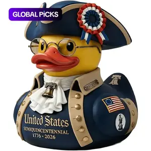 250th Anniversary Liberty Eagle Duck Statue, Figurine, Decorative Piece, Resin Sculpture for Office Decor, Collectible Historical Gift for History Lovers, Birthday Celebration Ornament