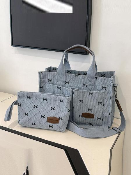 Women's Strawberry Pattern Tote Bag & Purse, Casual Versatile Shoulder Bag & Coin Purse, Trendy High-quality Daily Commuting Bag, Fashionable Bag, Fashionable Patterned Bag