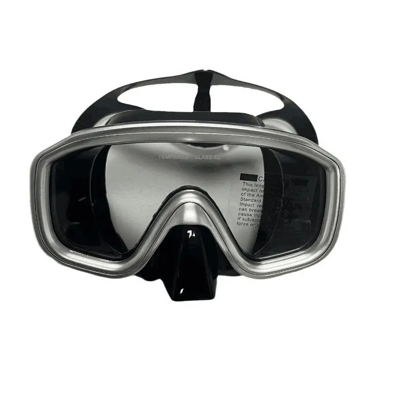 New Large Frame Dive Mask for Men and Women, Waterproof Silicone Snorkel Mask, Cross-Border Spray Oil Mirror Frame, Surfing Gear