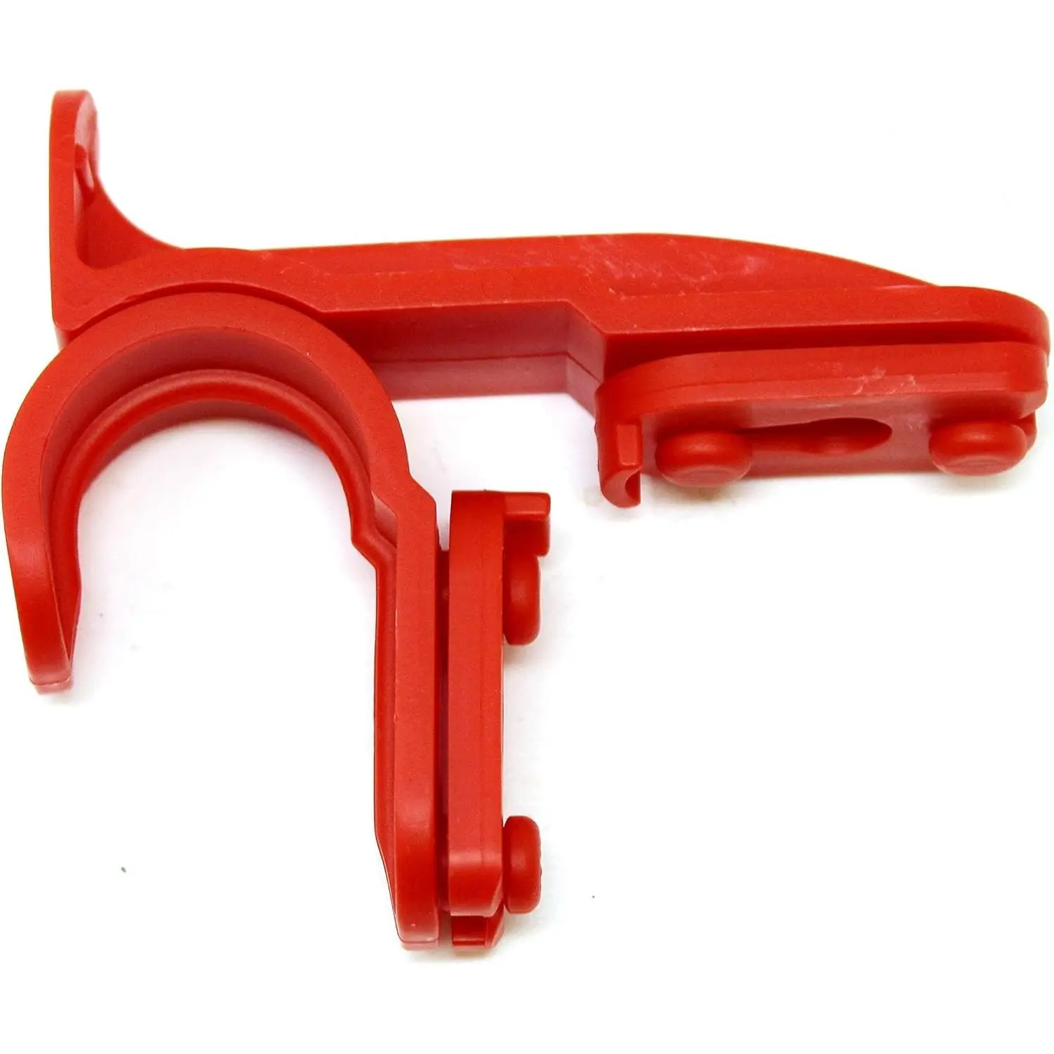 New Plastic Latch Set Kit for Standard Mailbox Repair (1, Red)