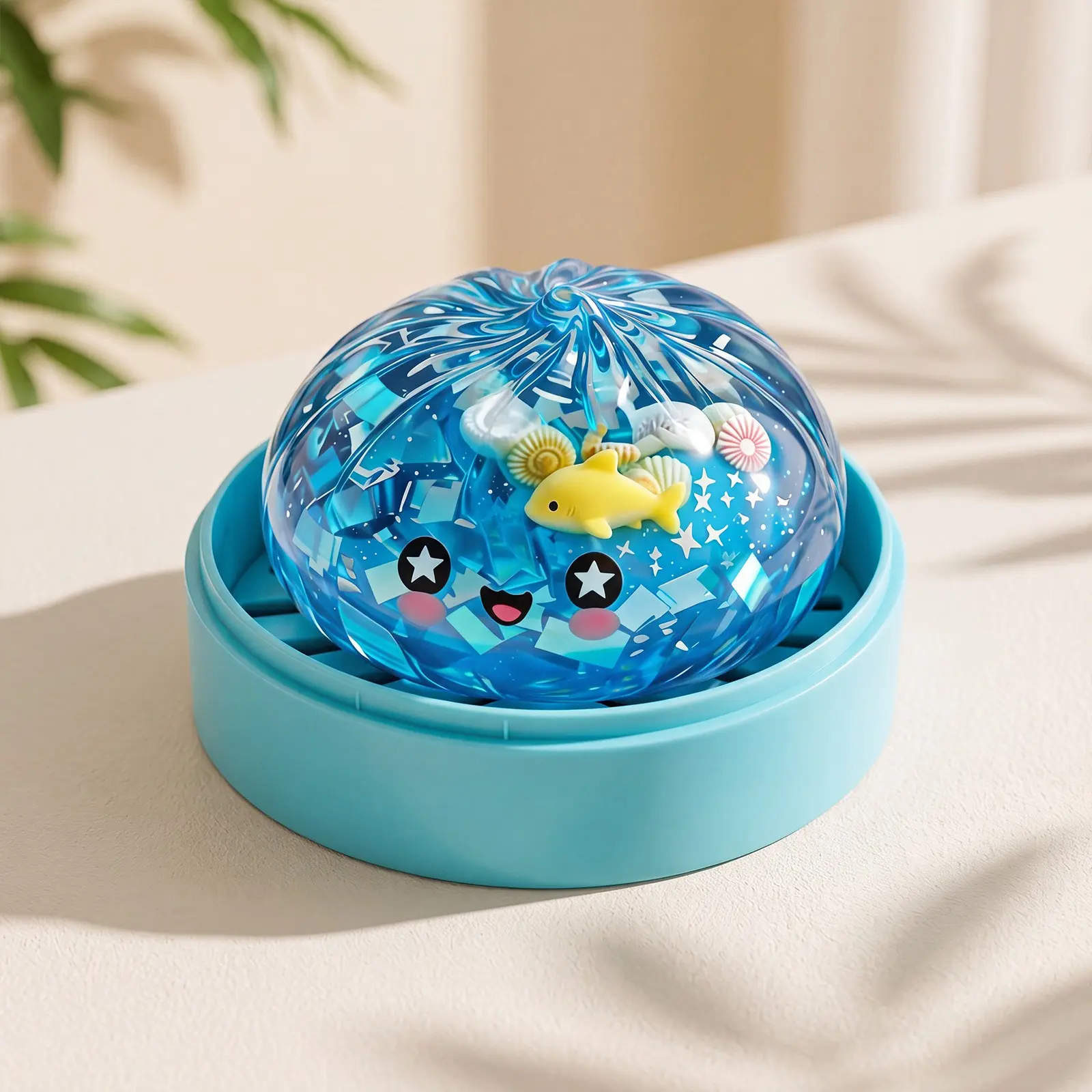 Ghost Shark Stress Relief Toy, Slow Rebound Fun, Squishy Fufu Design, Perfect for Relaxation, #squishyfun #stressrelief #fufutoy