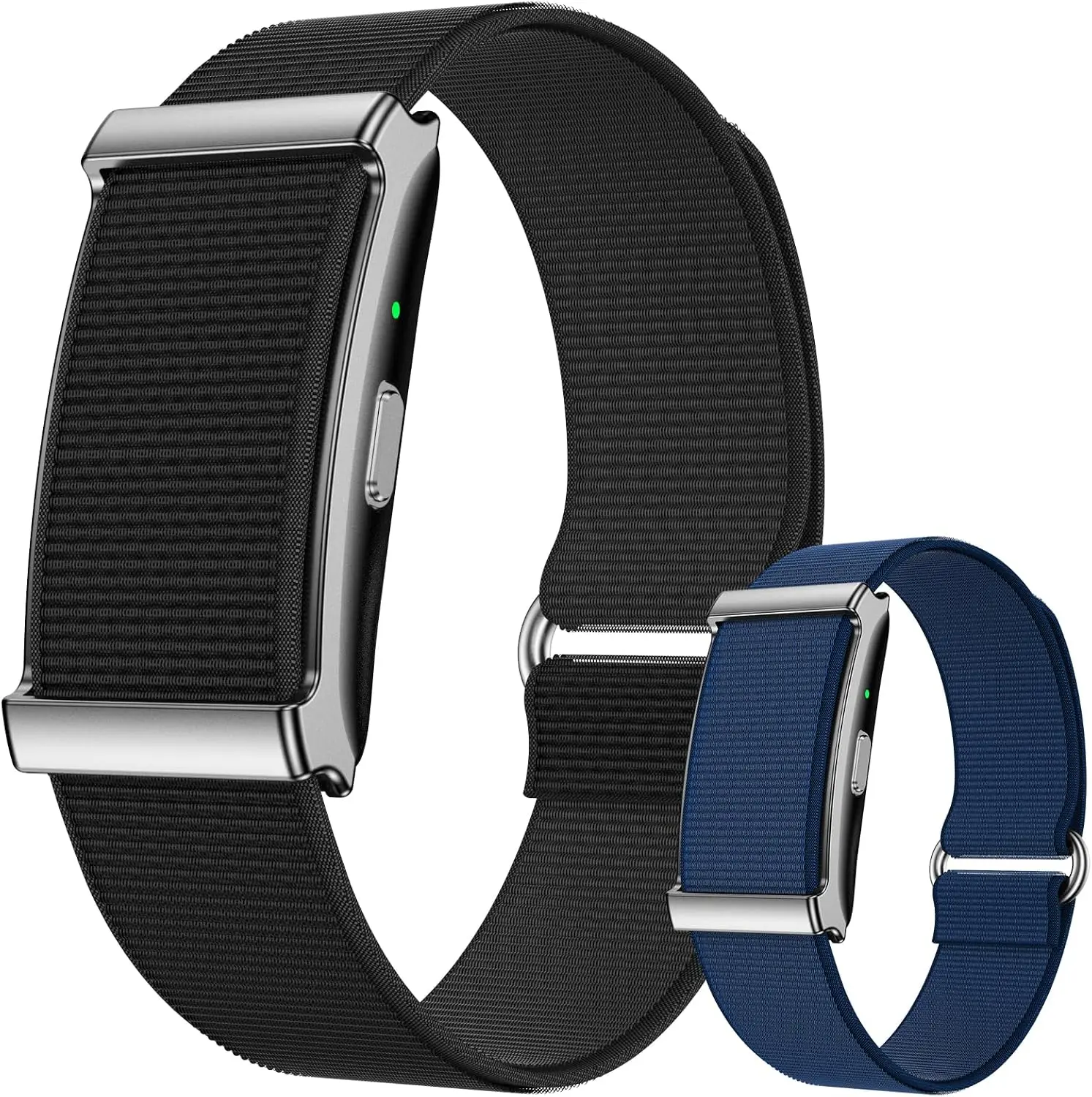 Smart Bracelet for Men Women,24/7 Heart Rate Monitor, Sleep Tracking, 120+ Sport Modes, Built-in GPS, IP68 Waterproof, 30-Day Battery Life, Includes 2 Replacement Bands(Black)