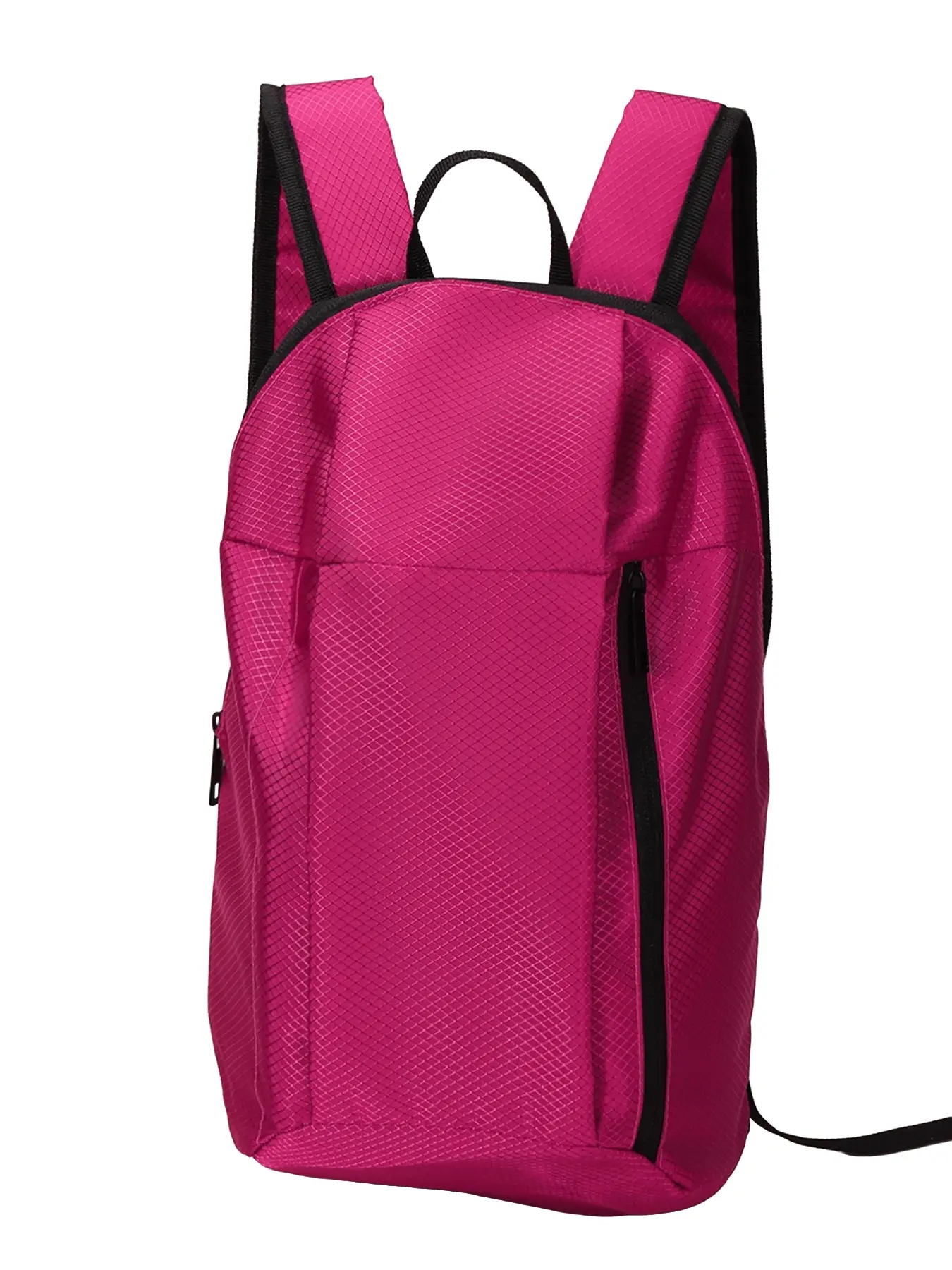 Portable Foldable Lightweight Backpack, Rose Breathable Outdoor Cycling Fitness Bag, Multi-Pocket Sports Backpack for All Seasons