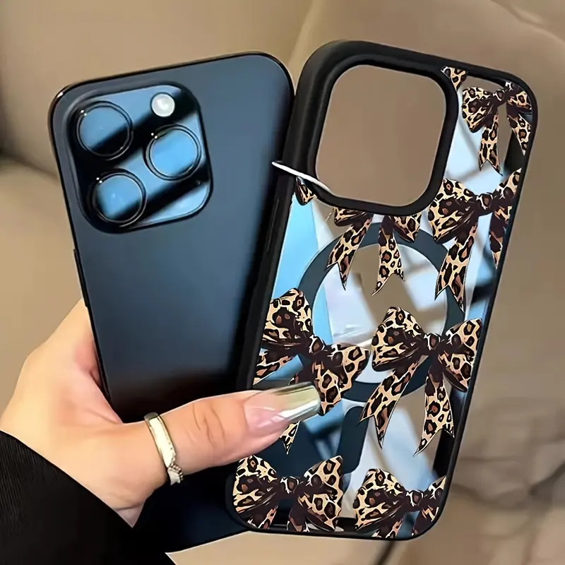 Phone Case: 1 Magnetic Acrylic Protective Case with a Clear, High-hardness Transparent Backplate.The Magnetic Attachment Is Secure and Wobble-free for iPhone 17 E Air Pro ProMax iPhone16 15 14 Plus 13 12 11 X XS XR