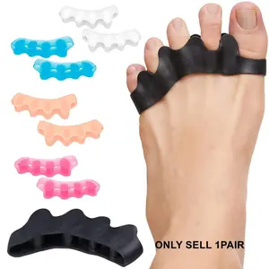 Toe Separators Lightweight Doctor Recommended Foot Care Pressure Relief Correct Foot and Bunion Pain,Plantar Fasciitis Toe Straightener to Improve Functional Mobility