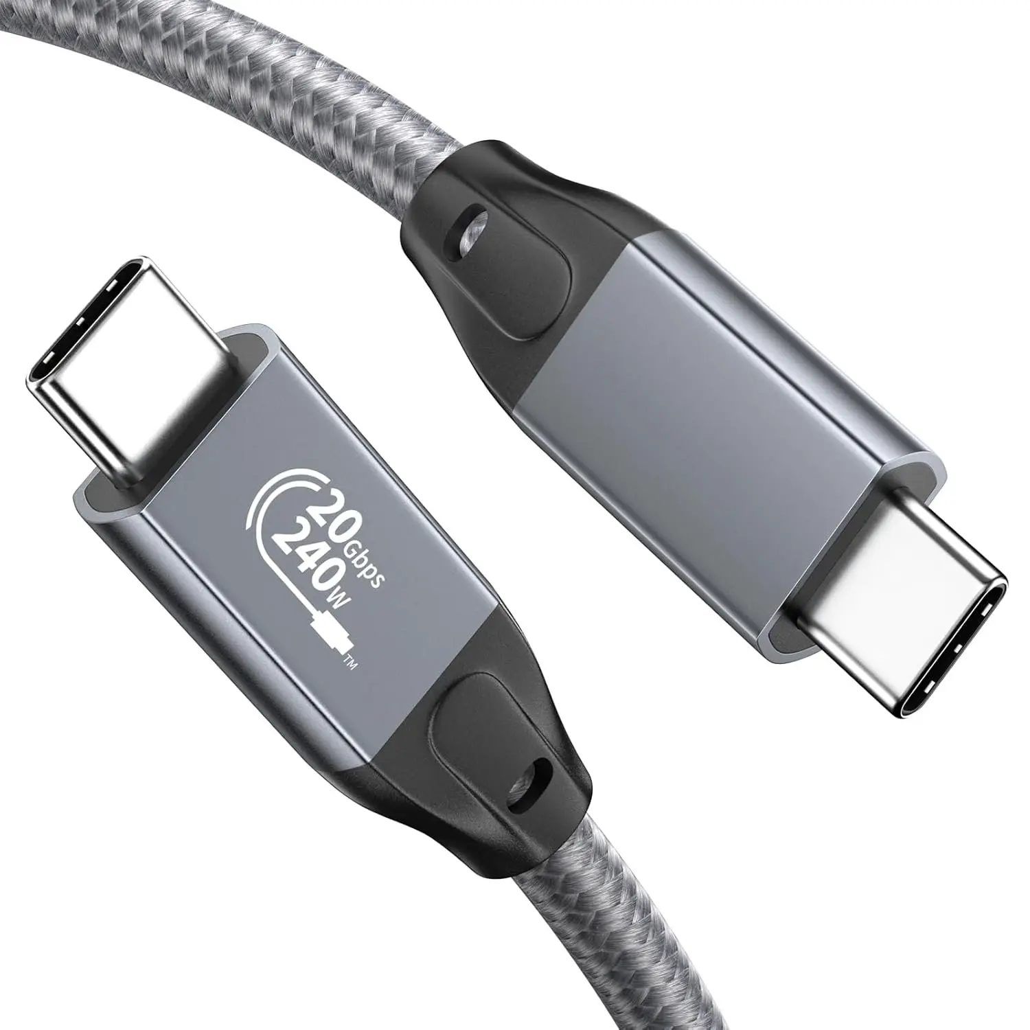 1FT USB C to USB C 3.2 Gen 2 x 2 Video  for Portable , 4K@144/120/60Hz 8K Display , 20Gbps Data Transfer, PD 3.1 240W  , for  17, MacBook, SSD,
