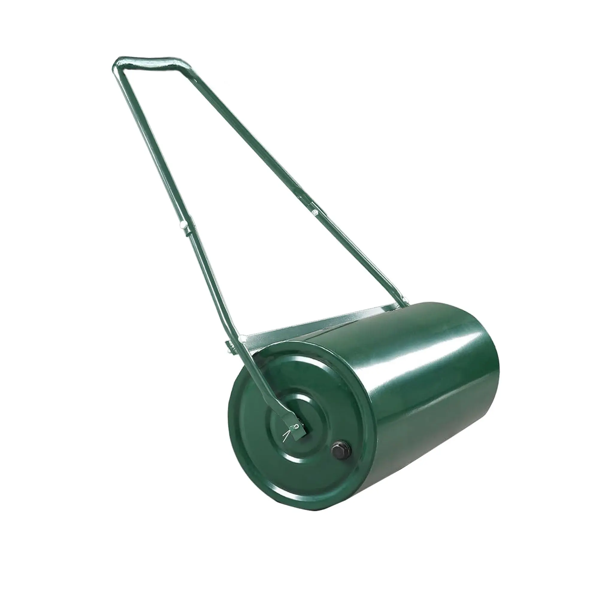 GARVEE Lawn Roller 50Cm, 40l Sand/Water Fillable, Robust Steel Material, Ground Roller with Ergonomic U-Handle for Comfortable Pushing and Pulling, Suitable for Garden, Farm, Park, and Green Areas