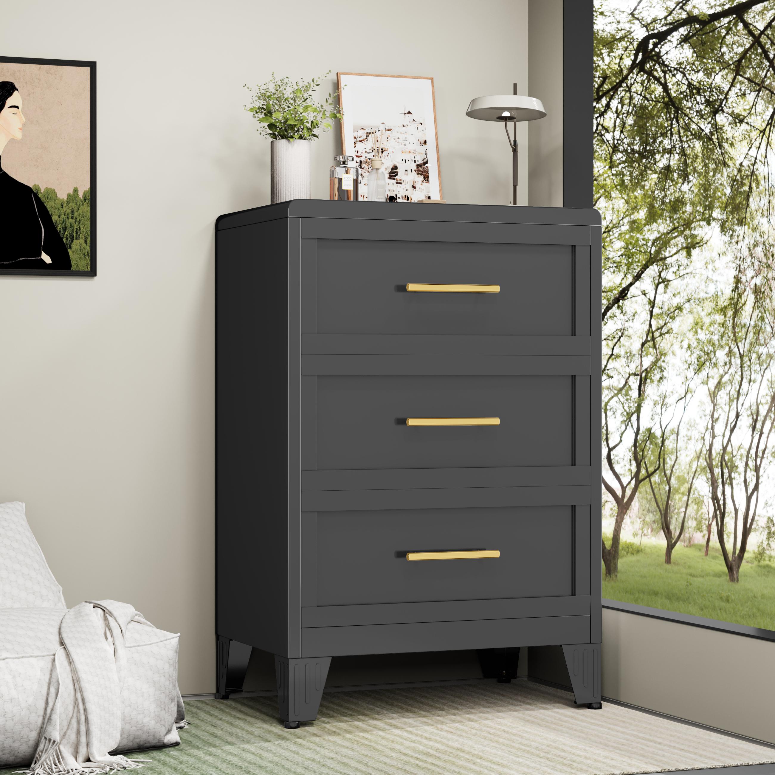 Metal Dresser Tall Narrow Dresser for Bedroom Chest, 53.46" H Drawer Chest, Closet Dressers & Chests of Drawers for Living Room, Hallway (5 Drawers White 24inch Wide)