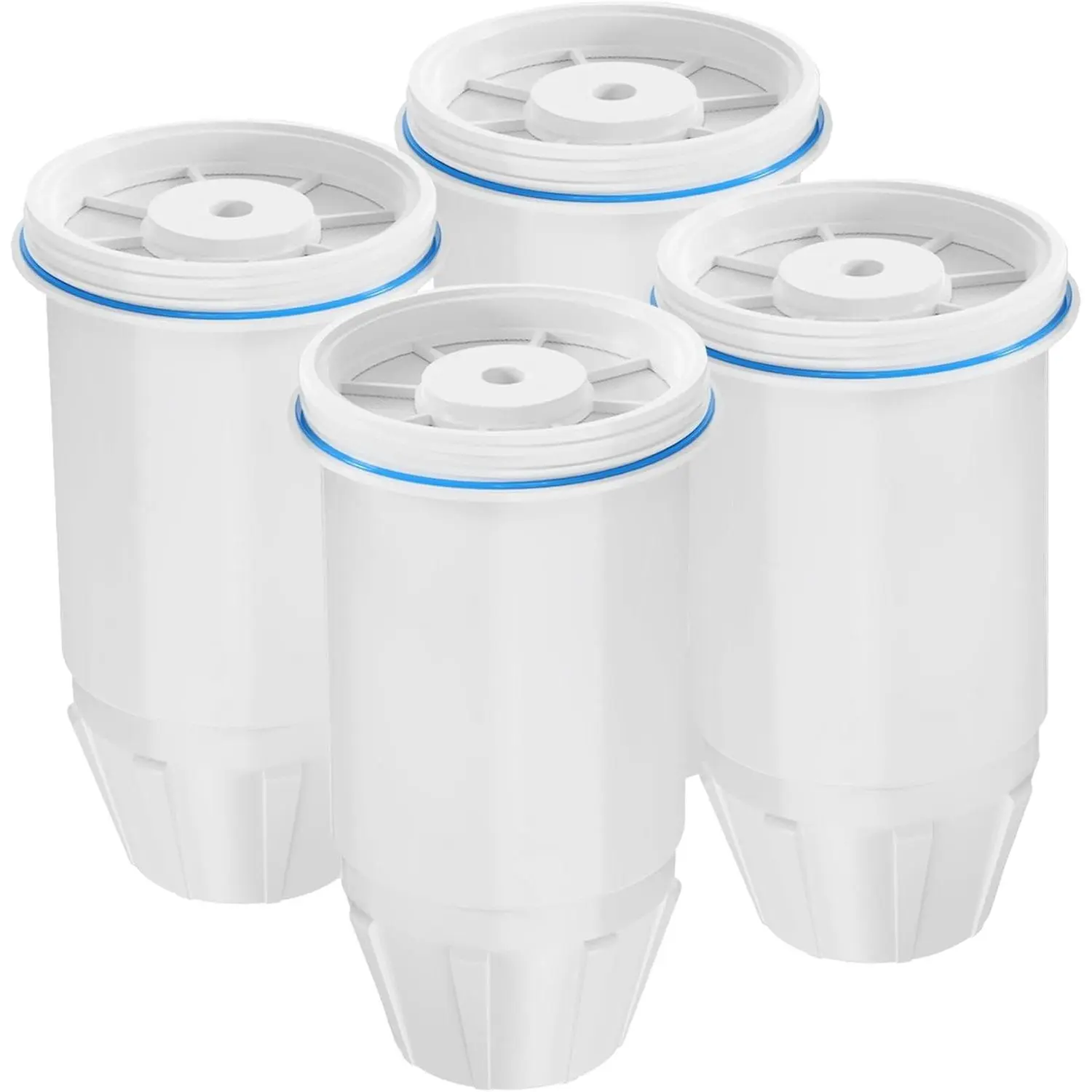 Fit for zero Pitcher and Dispenser ZR-001 ZR-004 ZP-006 ZR-017 Water Filter, Multi-Stage Filter System, Reduce Lead, Chromium, and PFOA/PFOS, Pack of 4