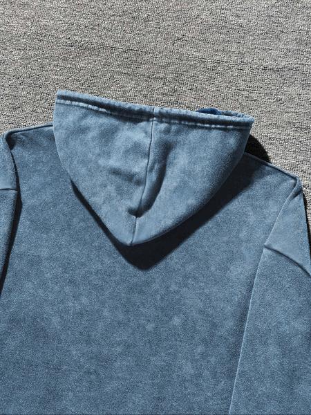 Men's Floral Print Graphic Hoodie, Regular Fit Casual Vintage Fashion Long Sleeve Hooded Sweatshirt for Daily Holiday Outdoor Wear, Men Clothes for Spring & Fall, Tops