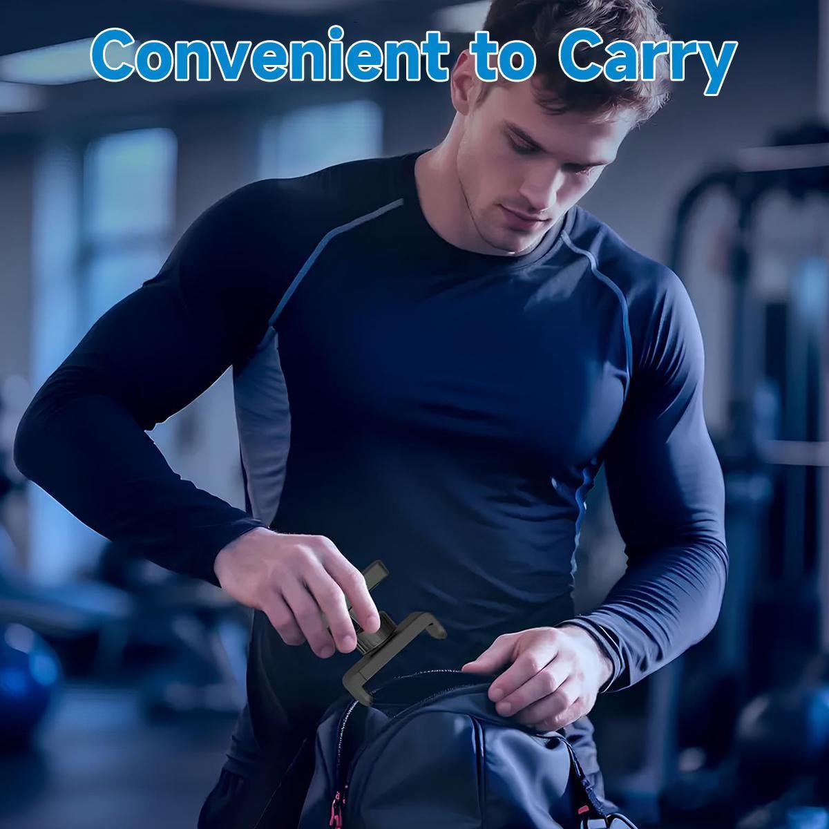 Gym Magnetic Phone Holder- 360 Adjustable Magnetic Phone Mount,Portable  Phone Holder Gym Accessories for Men Women Compatible with All Smartphones 4.7-7'' Smartphones