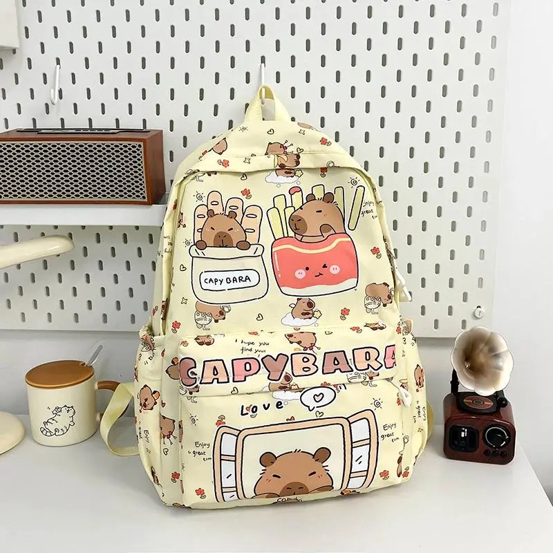 Students Schoolbag Tutoring Bag Large Capacity Knapsack Waterproof Outdoor Travel Backpack Tote Gift