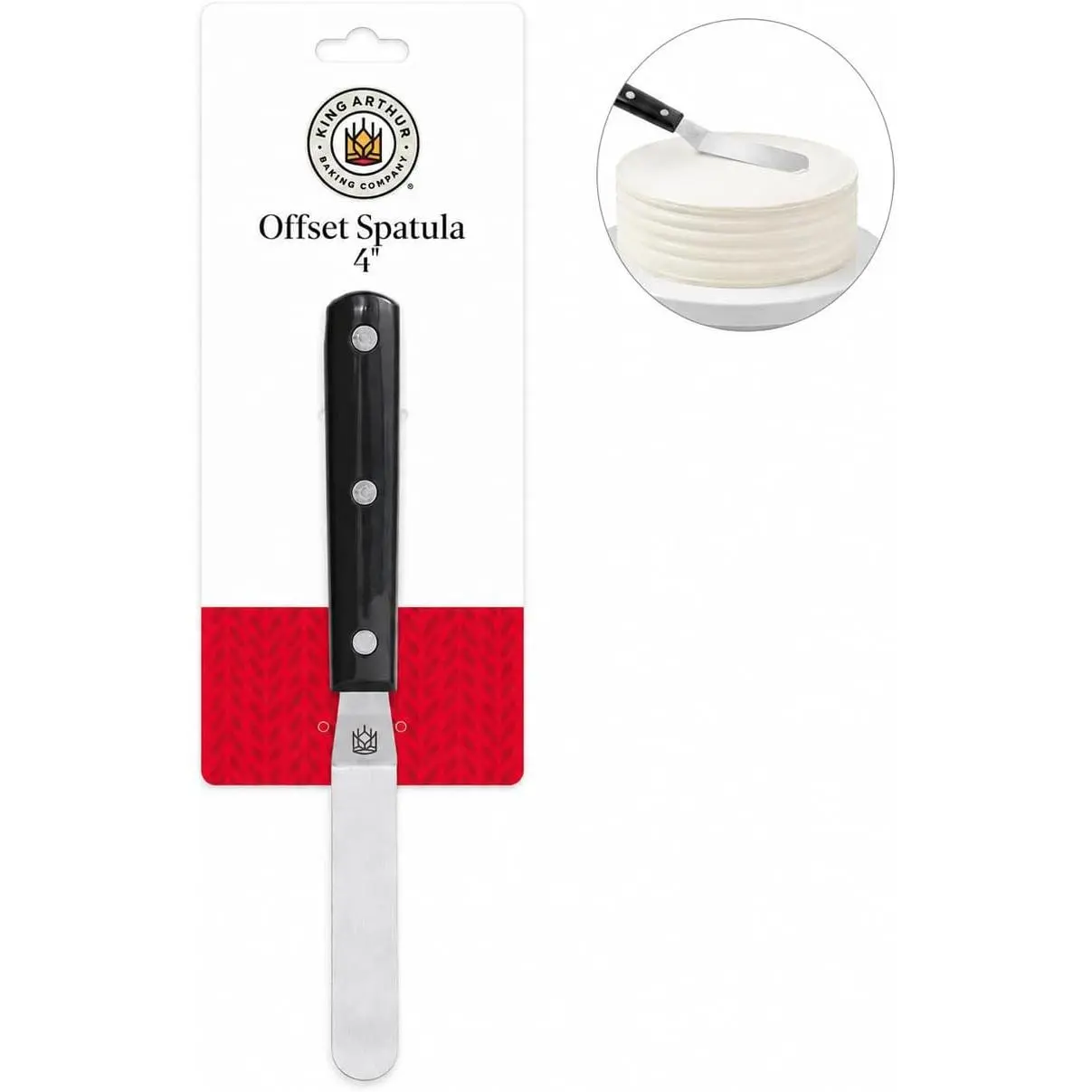 Ba Company Offset Spatula,  Stainless Steel, 4-Inch Flexible , For  Cake Decorating