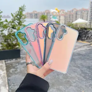 Luxury Laser Gradient Aurora Case For Samsung S26 S25 Edge S24 S23 S22 S21 S20 FE Ultra Plus A07 A17 A56 A36 A26 A16 A55 Cover
