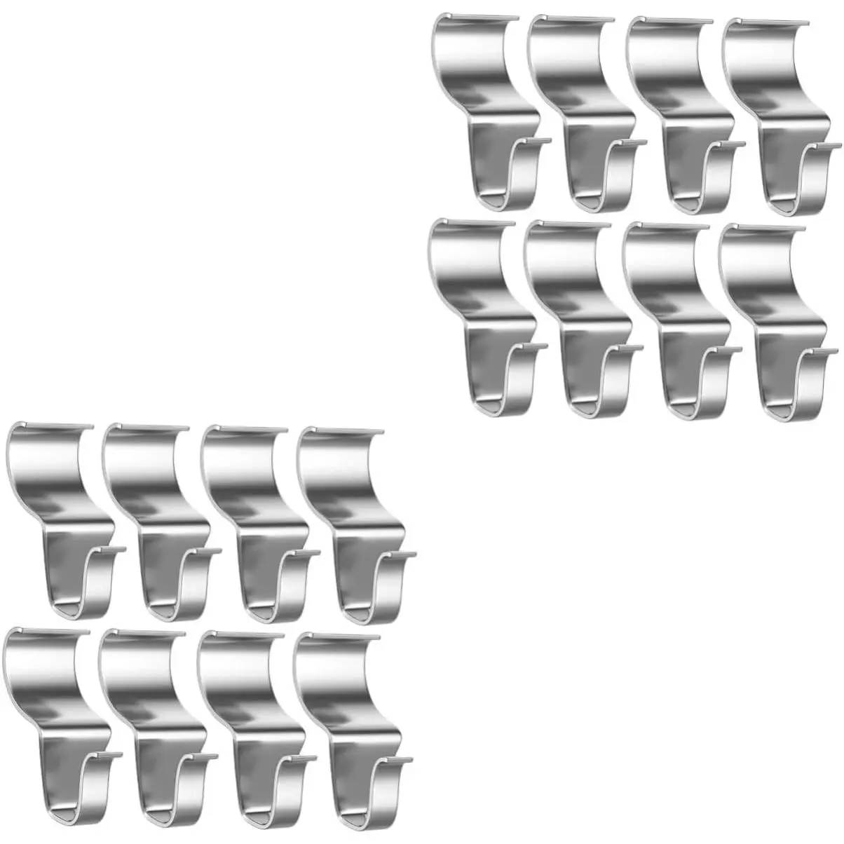 2sets Vinyl Siding for Decor Duty Clips for Light Hanger No Drilling Up to Capacity for and Decoration 8pcs*2