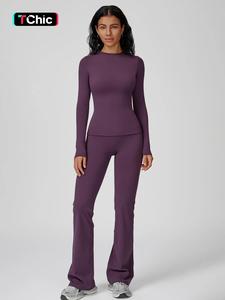 women's sporty tracksuit set, casual two-piece, comfortable athletic wear, ideal for gym & daily activities, athletic workout clothing