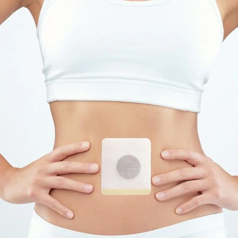 30 Pcs Self-Adhesive Waist Abdomen Navel Care Patches, Disposable Breathable Non-Woven, Heat Therapy Pads, Hot Pack Compress Pad, Easy to Apply, Family Use