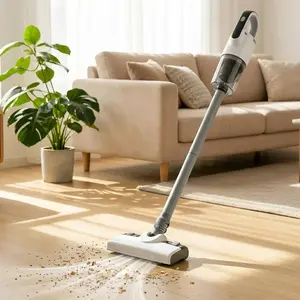 5-In-1 Multifunctional Cordless Vacuum 19000PA High Suction Power Cleaner Ultra-Lightweight 1.2kg Design Detachable Wet & Dry Mopping Head Multi-Attachment Cleaning System All-Room Versatile Cleaning Tool One-Touch Operation LED Display