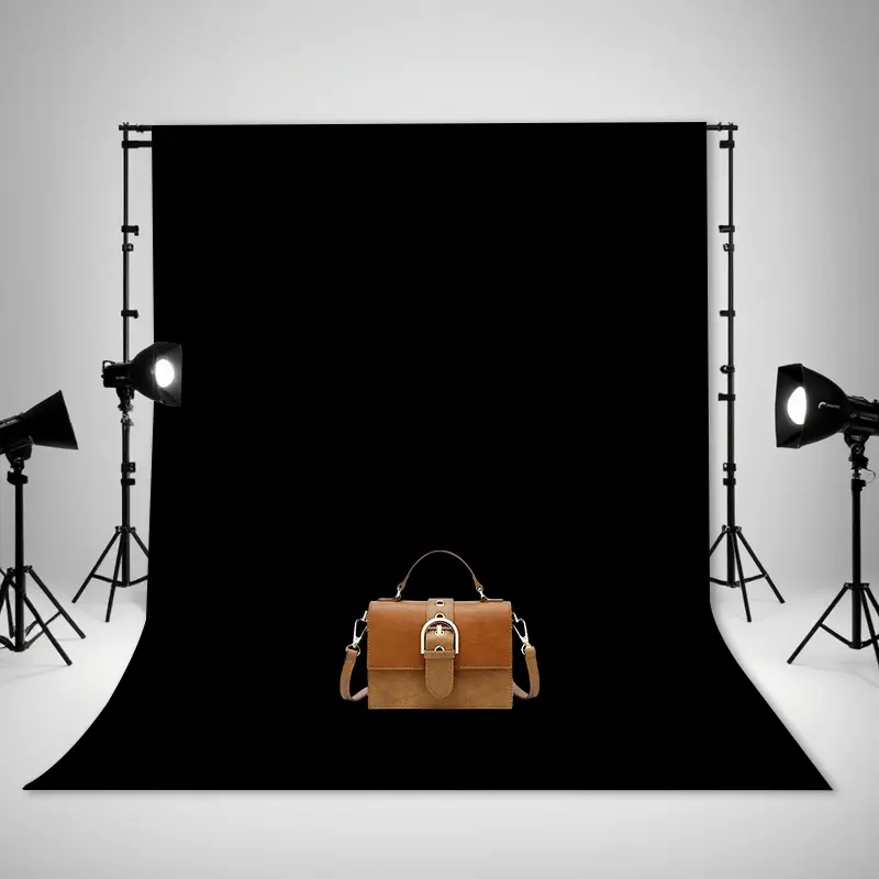 Pure black photography with light absorbing cloth for photography, black velvet background cloth for live broadcast room, background wall shooting, decoration props, professional photography, blackout screen, high-end, non reflective, pure black