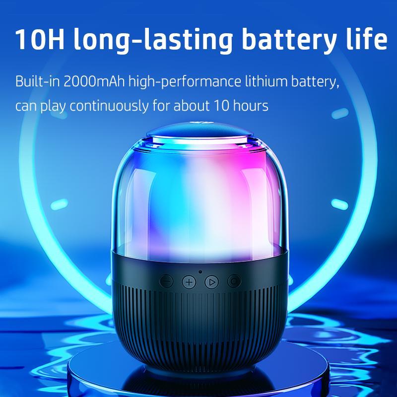 Hp Bts05 Mini Speaker, Portable Lightweight Design, Long Battery Life over 10 Hours, Bluetooth-compatible & TF Card Support, Ideal for Home and Outdoor Use