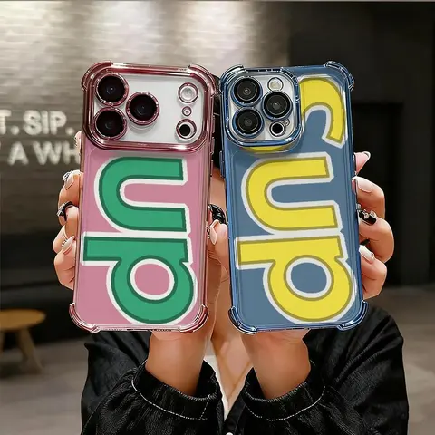SUP Phone Case for iPhone 17 AIR 17 PRO 16 PRO 15  PRO MAX  14 PLUS 13 PRO 12 11 series (silicone softshell) airbag anti-drop and shockproofmobile phone protective case, Accessories, Smartphone