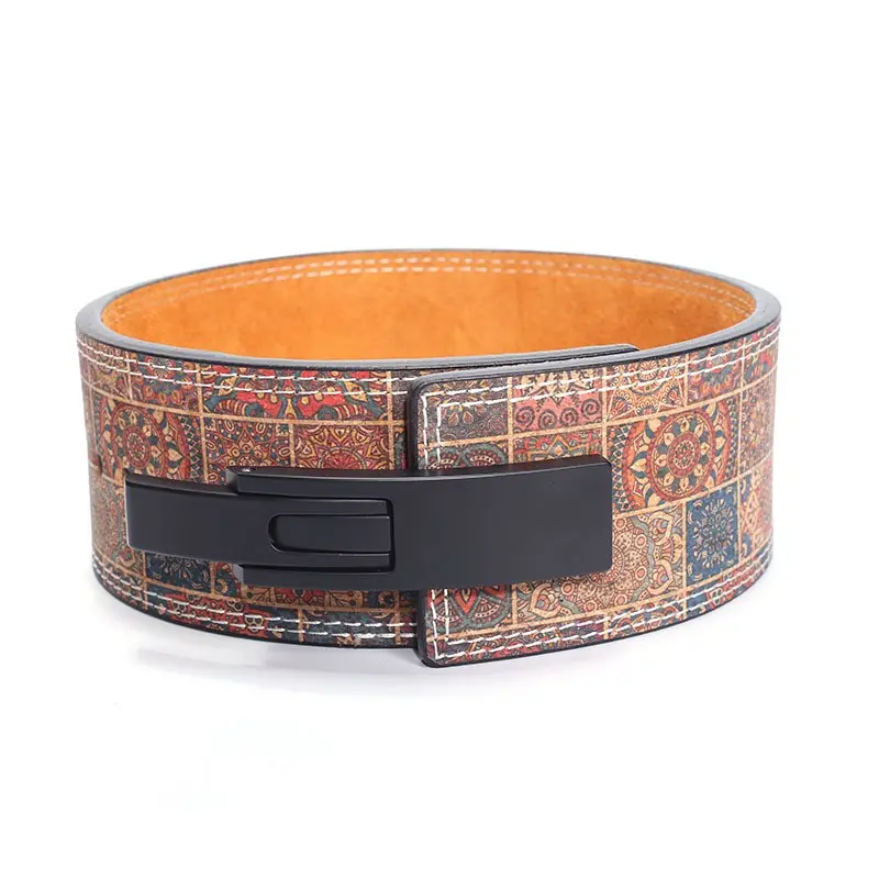 Weightlifting Belt with Quick Lock Buckle, Adjustable Gym Belt, 0.4 Inch Thick, Suitable for Deadlifts, Squats, Home & Commercial Gyms