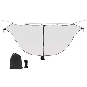 Outdoor lightweight travel portable detachable hanging mosquito net, suitable for camping hammocks