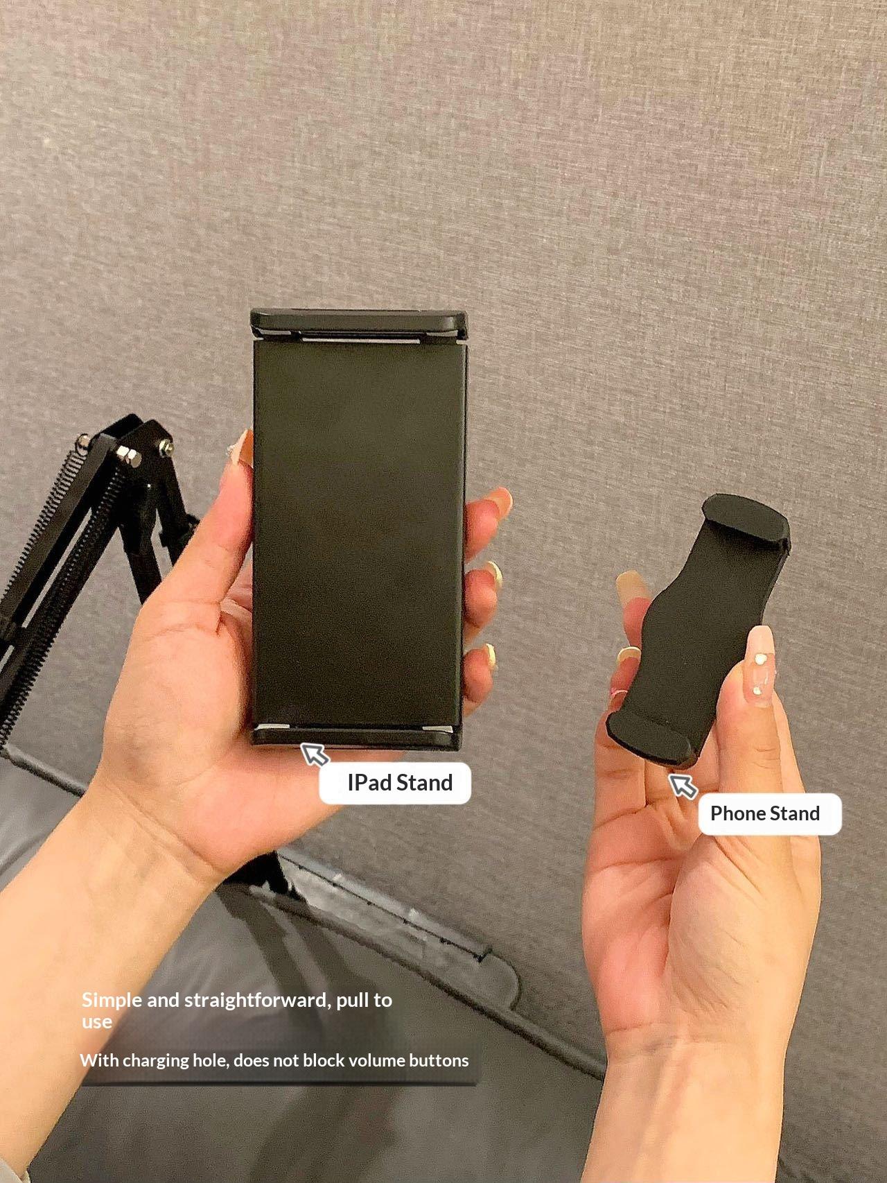 Insert-type bedside lazy bracket, mobile phone tablet bracket, adjustable, no punching, bed chasing mobile phone bracket