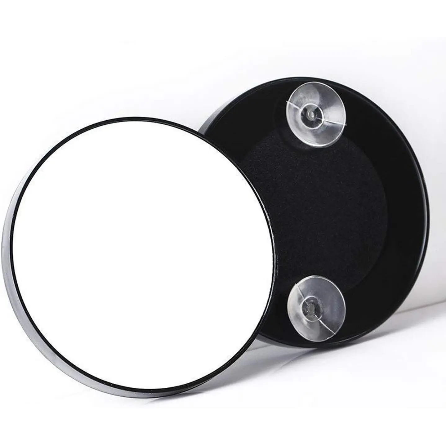 12X Magnifying Makeup Mirror with Suction Cups, Portable 6 Inch Travel Mirror for Makeup, Tweezing, and Skincare