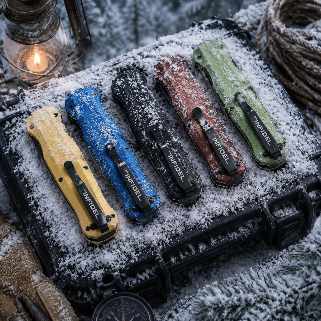 3320 Folding Knife, EDC Pocket Knife for Outdoor Activities - Aluminum Handle, D2 Blade, Camping Driving Daily Utility Tool, Perfect Gift for Friends Edc Survival Tool Survival Equipment