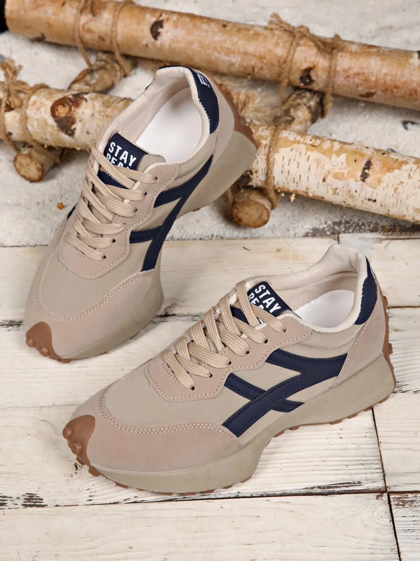 Women's Lace-Up Casual Breathable Lightweight Sports Shoes, Non-Slip Gym Running Training Sneakers, Classic Running Shoes, Durable All-Season Footwear