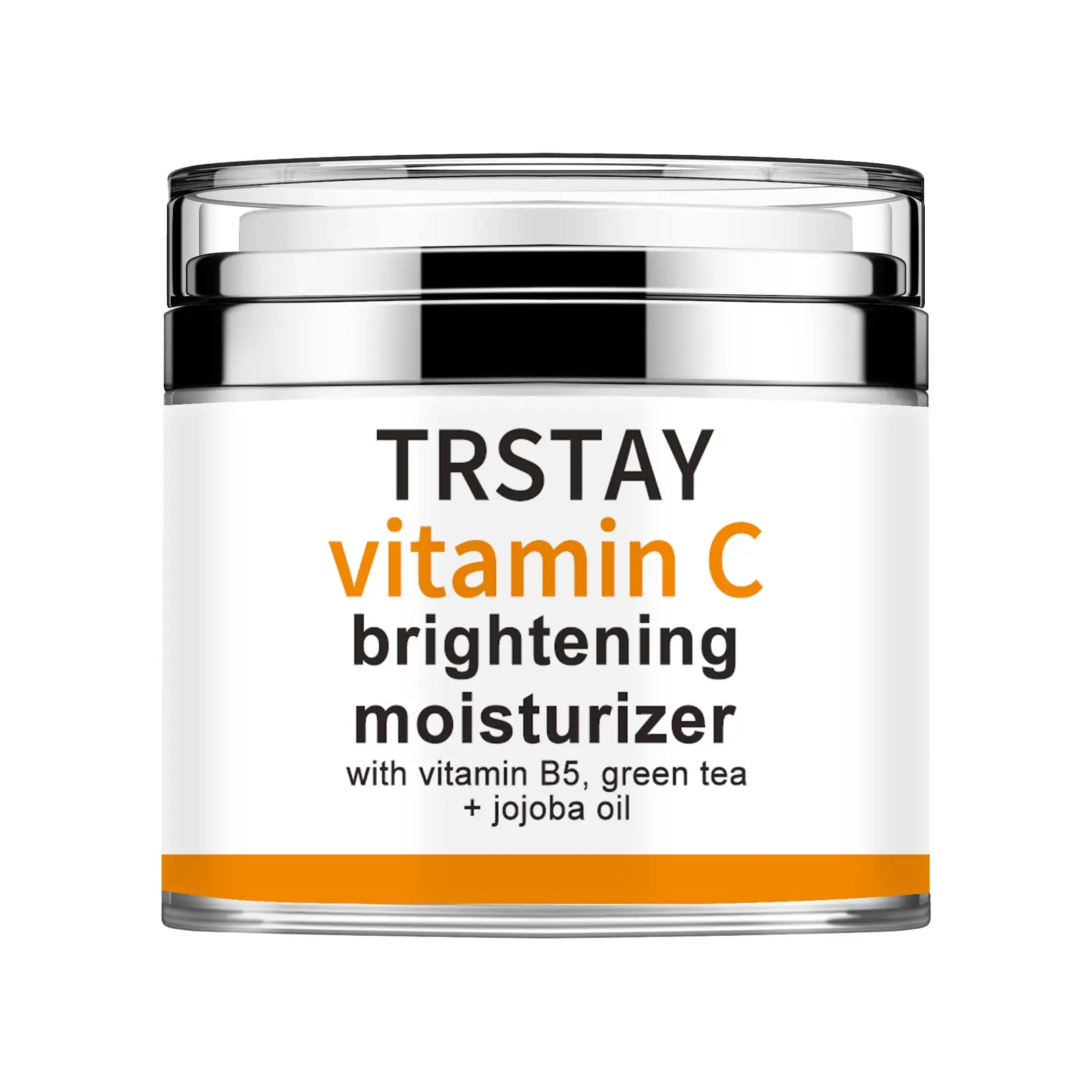 Trstay Vitamin C Brightening Moisturizer, with VC, Panthenol, Tea, Jojoba Oil, Daily Skincare for Moisturized, Brightened Skin
