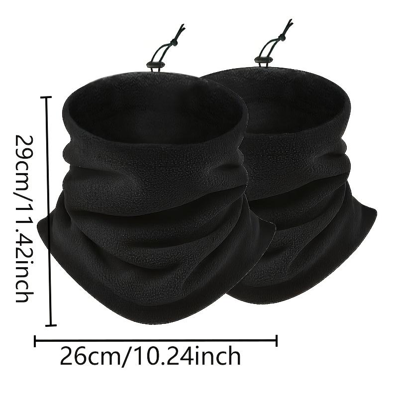 2PCS Men’s Thermal Balaclava Face Masks – Windproof Fleece-Lined Winter Neck Gaiters for Skiing, Motorcycling, Cycling, and Outdoor Sports, Breathable & Adjustable Cold Weather Gear